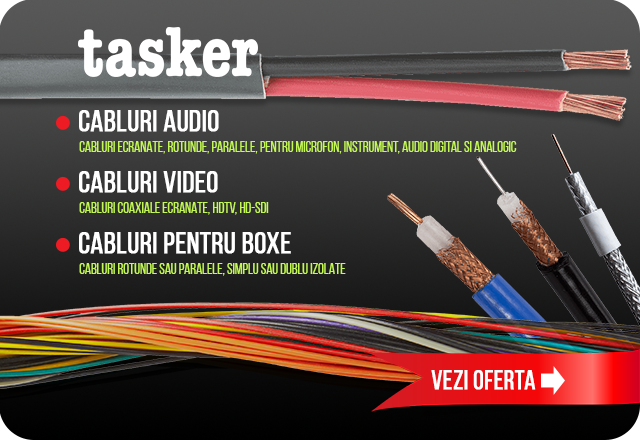 Docom - Tasker | Cabluri la metru, audio, coaxiale, video, boxe