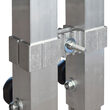 Grinda, trasa Duratruss DT 34/2-450 , profil rectangular, 4.5 m, D 50 mm, aluminiu