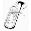 Eufoniu Sib Yamaha YEP-201S , argintat