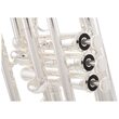 Cornet Sib Yamaha YCR-4330GSII , 2 piese, argintat, cu clopot aurit