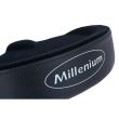 Scaun tobe Millenium DT-902 , negru, tip sa, material textil si piele sintetica