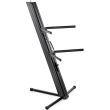 Stativ dublu de clape Millenium KS-3000B , negru