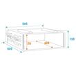 Case rack Plastic Roadinger KR-19 2U, DD, negru