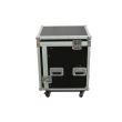 Case rack combo Pro Roadinger 8U , plywood, adancime 47.5 cm, cu roti