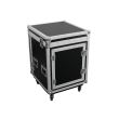 Case rack combo Pro Roadinger 8U , plywood, adancime 47.5 cm, cu roti