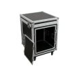 Case rack combo Pro Roadinger 8U , plywood, adancime 47.5 cm, cu roti