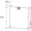 Case rack combo Pro Roadinger 8U , plywood, adancime 47.5 cm, cu roti