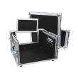 Case rack combo Pro Roadinger 4U , plywood, adancime 45 cm, fara roti