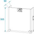 Case rack combo Pro Roadinger 4U , plywood, adancime 45 cm, fara roti