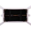 Scaun bancheta pian Thomann KB-15WHM , alb mat, sezut negru, catifea