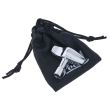 Scaun tobe Pearl D-730S , negru, rotund, piele sintetica