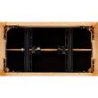Scaun bancheta pian Thomann KB-15NM , natural mat, sezut negru, catifea