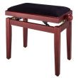 Scaun bancheta pian Thomann KB-15MM , mahon mat, sezut negru, catifea