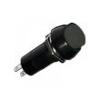 Intrerupator pbs rotund 11a negru