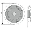 Boxa pasiva de tavan cu trafo Omnitronic CST-5 , 100V, 20W, 170 mm
