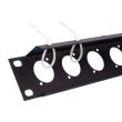 Panou rack 1U Adam Hall 872215 , pregaurit, 12 XLR