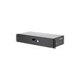 Sertar rack 19" 2U cu adancime de 200 mm, otel, sustine 25 kg, negru