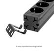 Prelungitor rack Adam Hall 87471 X7 ,19", 1U, 7 prize, cu intrerupator