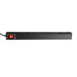 Prelungitor rack Adam Hall 87471 ,19", 1U, 8 prize, cu intrerupator