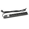 Prelungitor rack 1U Adam Hall 87478 , 8 prize, cu intrerupator