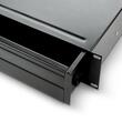 Sertar rack ERGO 19'' 2U, otel, sustine 10kg