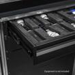 Sertar rack ERGO 19'' 2U, otel, sustine 10kg
