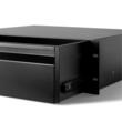Sertar rack ERGO 19" 3U, otel, negru, sustine 20kg