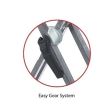 Stativ clapa Gewa Easy Gear System KS-50S , dublu X, argintiu