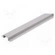 Profil module LED incastrat natural L=1m aluminiu