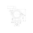 Clema simpla lumini Guil ABZ-53/N , 100 kg, 50mm, aluminiu, neagra