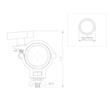 Clema simpla lumini Guil ABZ-53/N , 100 kg, 50mm, aluminiu, neagra