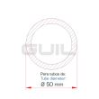 Clema rapida lumini Guil ABZ-54/N 50mm, aluminiu, neagra, max 100kg
