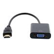 Adaptor HDMI Tata - VGA Mama, cu Audio, Well
