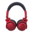 Casti audio DJ profesionale Audio-Technica ATH-PRO500MK2RD , inchise, culoare rosie