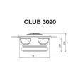 Difuzoare auto JBL Club 3020 , coaxiale, 2 cai, 8.9 cm