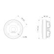 Tweeter LaVoce DF10.172K , driver de compresie, 1", 60W, 108.5 dB