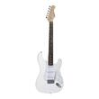 Chitara electrica Dimavery ST-203 BK, alba