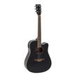 Chitara electro-acustica 4/4 Dimavery DR-520 Dreadnought Black, asimetrica