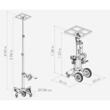 Stativ telescopic Guil ELC-725 , 4 m, 125 kg
