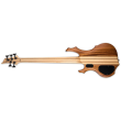 Chitara bass ESP Ltd F-5E M NS 5 corzi natural satin