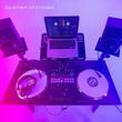 Birou DJ cu difuzor reglabil si tavi pentru laptop, GFDJT01