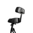 Scaun Gravity FM Seat 1 BR , negru, tip sa, cu spatar, suport picior, reglabil, piele sintetica