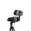 Scaun Gravity FM Seat 1 BR , negru, tip sa, cu spatar, suport picior, reglabil, piele sintetica