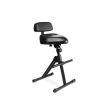 Scaun Gravity FM Seat 1 BR , negru, tip sa, cu spatar, suport picior, reglabil, piele sintetica