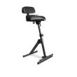 Scaun Gravity FM Seat 1 BR , negru, tip sa, cu spatar, suport picior, reglabil, piele sintetica