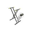 Pachet stativ dublu X si suport masa Gravity KSX 2 RD SET 1, incl. husa