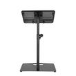 Stativ de laptop cu trepied Gravity LTS T 02, reglabil, negru