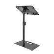 Stativ de laptop cu trepied Gravity LTS T 02, reglabil, negru