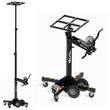 Stativ telescopic Guil ELC-725/D , 4 m, 125 kg, troliu cu frana automata si manere duble