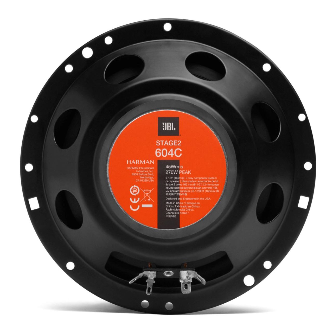 Difuzoare auto JBL Stage2 604C , sistem component, 16 cm, 45W RMS